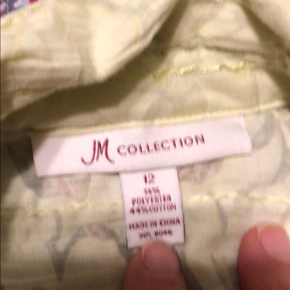 JM Collection Button Blouse - Picture 2 of 5